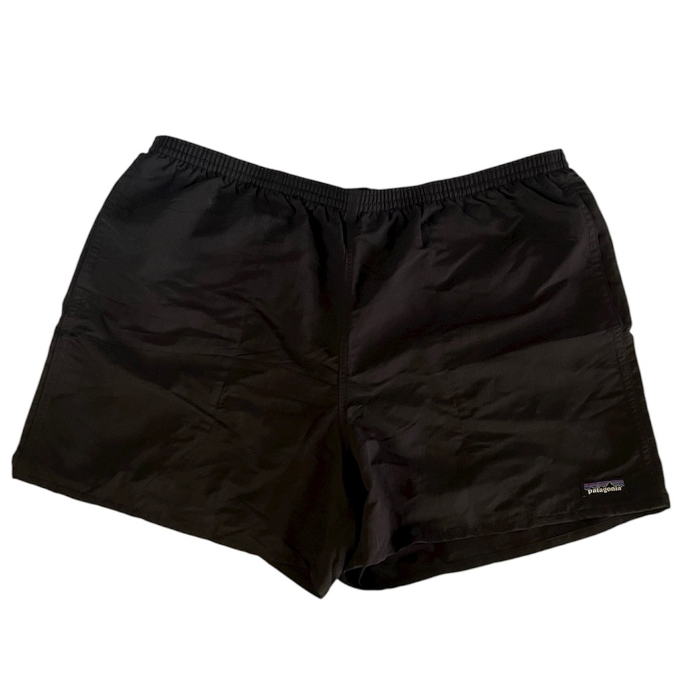 Patagonia men’s baggies sz XXL black swim shorts trunks with drawstring NWT